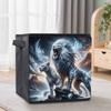 A White Male Lion 5D Diamond Painting Storage Basket Full Round Drill Mosaic Diamond Embroidery Cross Stitch Kits Home Decor Home Decor