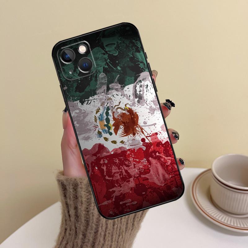 Mexico Mexican Flag Phone Case For iPhone 17 16 15 14 13 11 12 Pro Max Mini 15 16 Plus 16e 17 Air Cover Funda