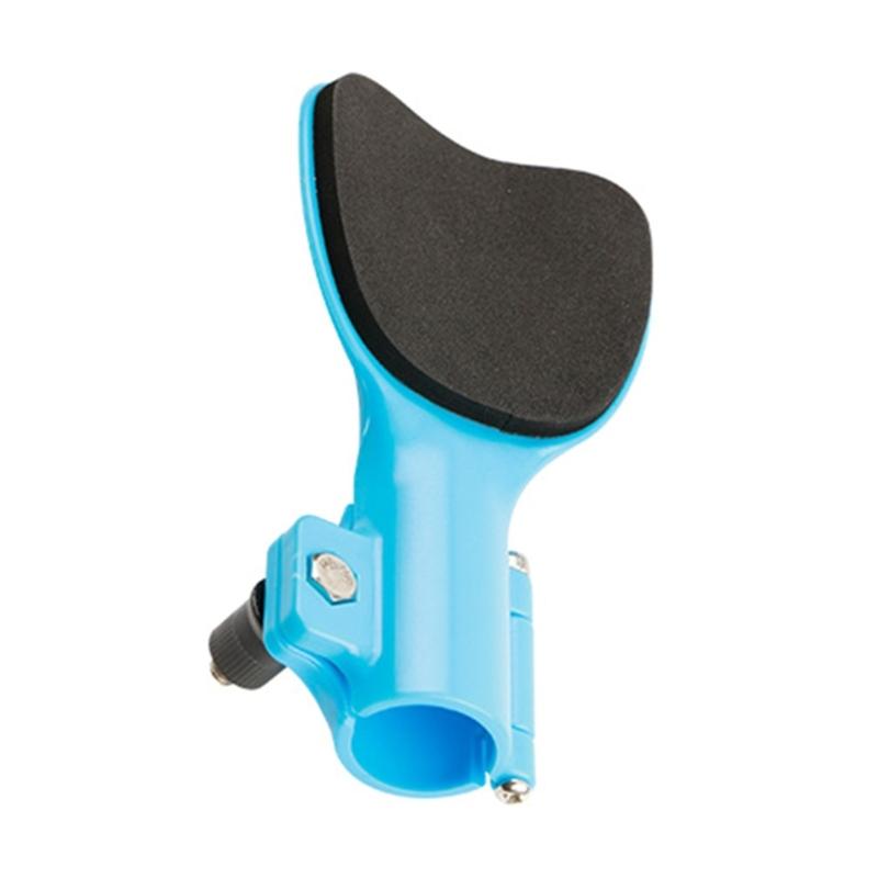 Fishing Rod Holder Rest Anti-Slip Stand Wrist Support Bracket with Comfortable Elbow Pad Spinning Rod Arm Protector