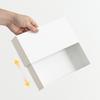 White Under Desk Storage Box Hidden Design Storage Box Desk Storage Drawer Self Adhesive Organizer Drawer