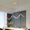Modern Led Dining Table Chandelier Room Kitchen Bar Hanging Lighting Suspension Design Ceiling Lamp Hoom Decor Pendant Light