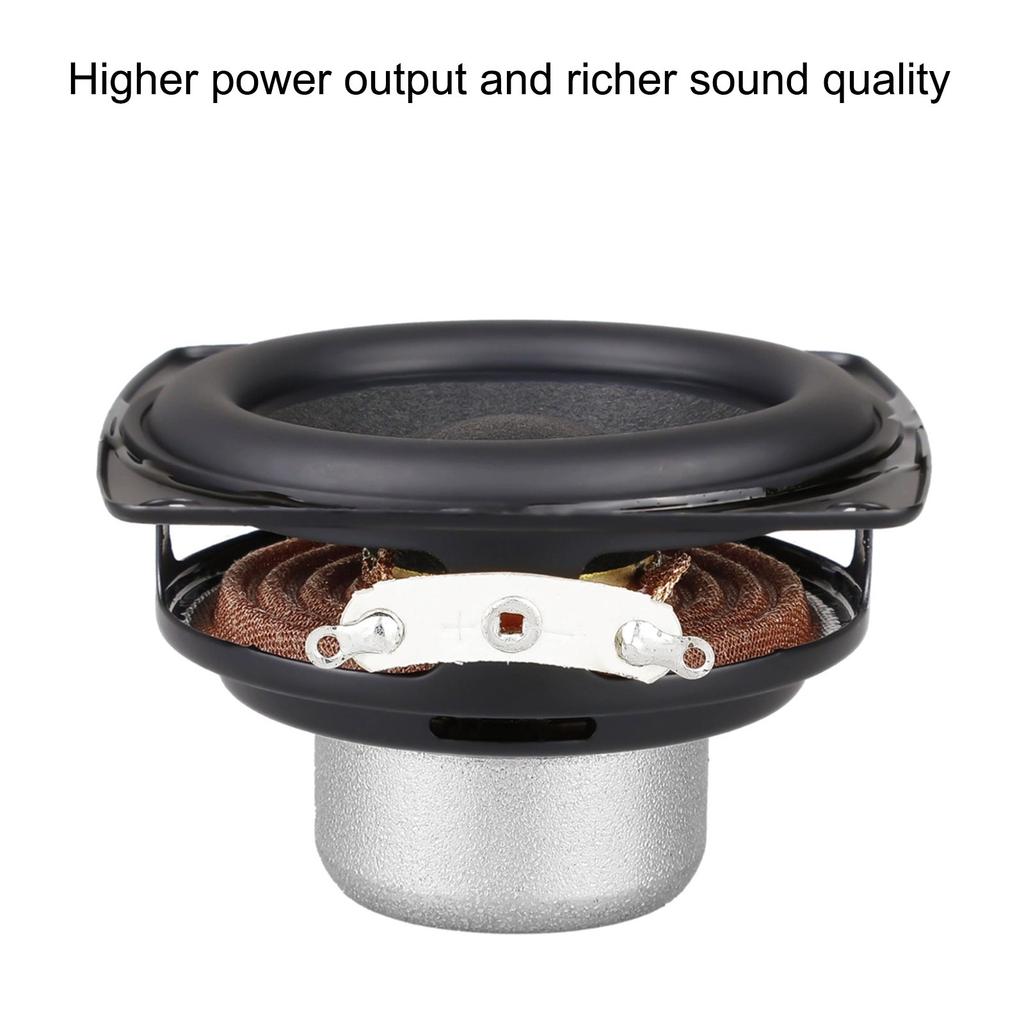 2.25Inch Low Frequency Speaker 15W 4Ohm Impedance Long Excursions Neodymium Magnets Woofer for Deep Bass Output