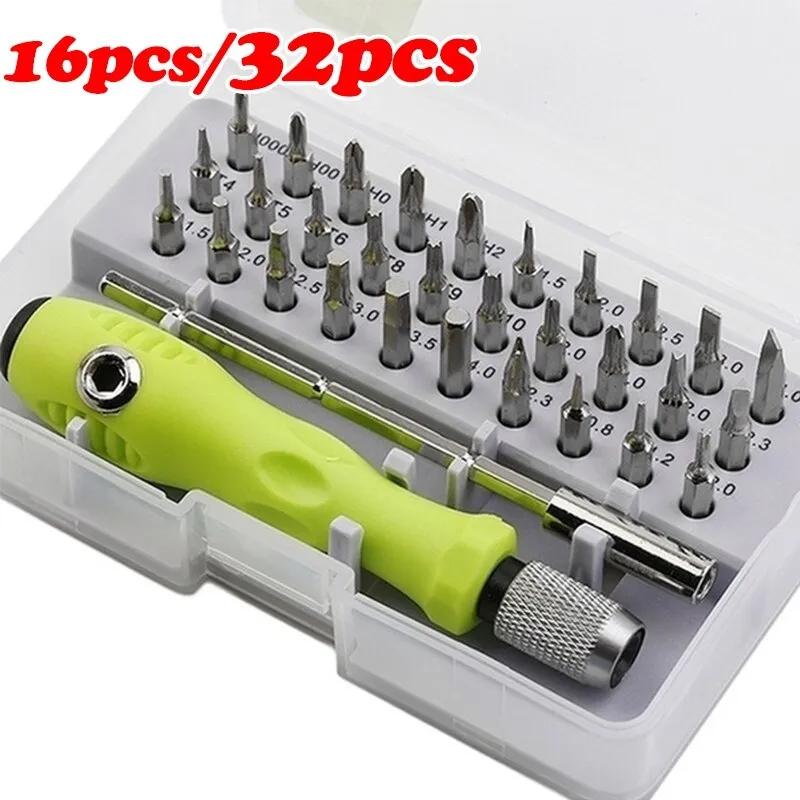 

Creative 32 In 1 Screwdriver Set Precision Mini Magnetic Screwdriver Bits Kit Phone Mobile IPad Camera Maintenance Tool Repair