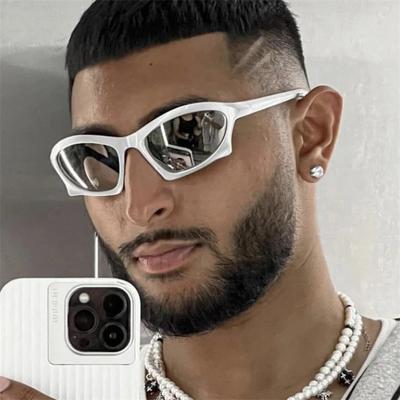 Mode Hip Hop Punk Sonnenbrille Herren Y2K Outdoor Sport Sonnenschutz Sonnenbrille nicht polarisiert