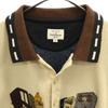 CASTELBAJAC SPORT Wappen Long Sleeve Polo Shirt 4 Beige Kanoko Fabric Men's Used