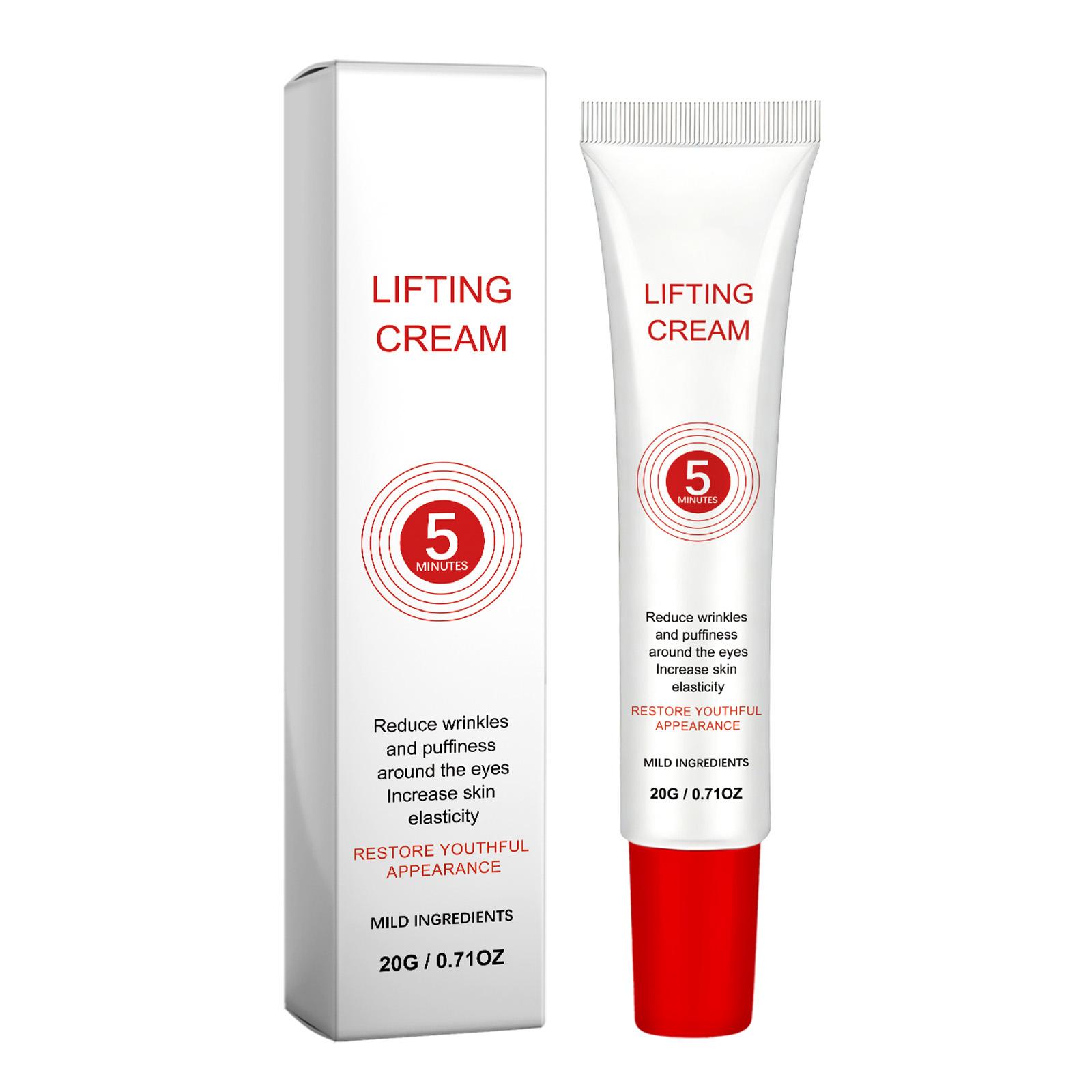 

Lifting Cream for Eye Area 20g Reduce Wrinkles and Puffiness Increase Skin Elasticity Restore Youthful Appearance Mild Ingredients one size белый