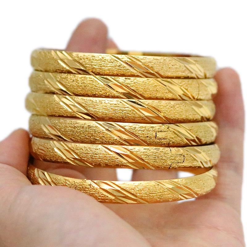 Vietnam Sand Gold Bracelet - Vacuum Electroplated Color Retention, Ladies Fashion Jewelry, Elegant and Simple Gift