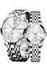 OLEVS Popular Pair Quartz Stainless Date Luminous Couple Watch Set Gift Couple's Watches, Watches, Movement, Diamond, Steel, Waterproof, Display,