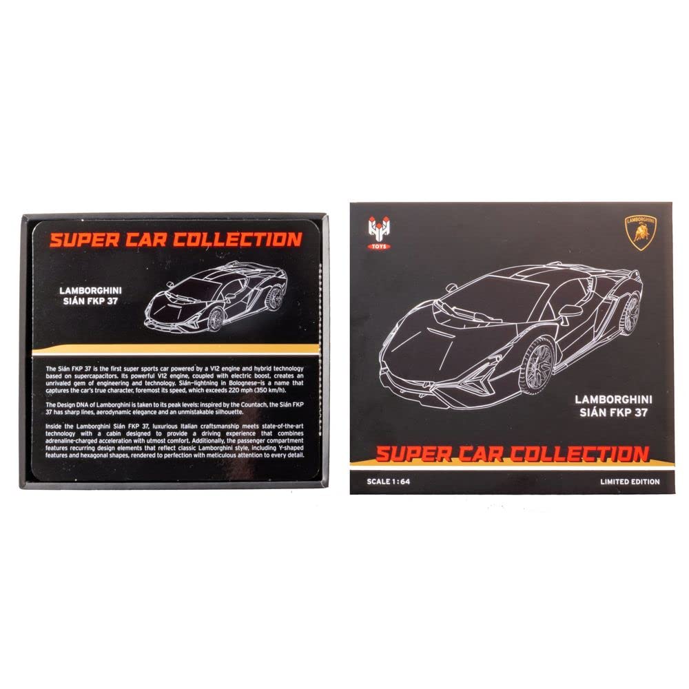 Hung Hing Toys Lamborghini FKP 37 Red Finished Product 1/64 Sián