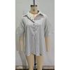 2026 Summer New Women's Loose and Comfortable Turn-down Collar Short-sleeve Solid Color Shirt