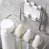 Saving Stand Wall Mounted Razor Rack Bathroom Accessories Toothpaste Organizer Toothbrush Holder