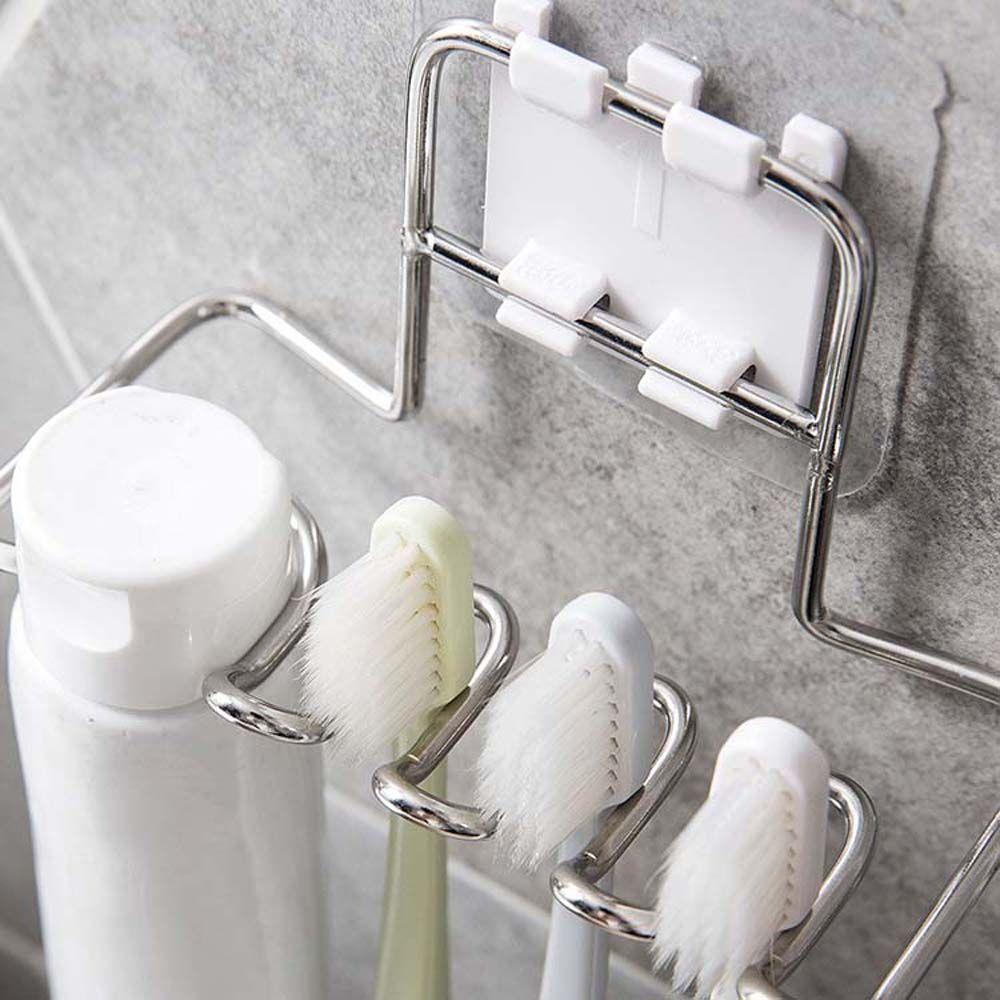 Saving Stand Wall Mounted Razor Rack Bathroom Accessories Toothpaste Organizer Toothbrush Holder