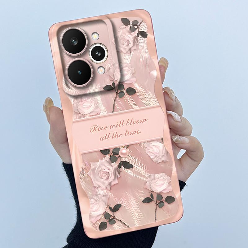 Fundas For Realme 15 Pro 5G Fashion Simplicity Flower Phone Case Shockproof Protection Soft Cover For Realme 15 15Pro 5G Coques