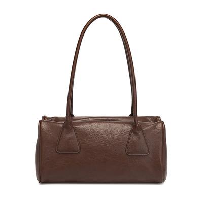 Simple Underarm Bag Bowling Bag Women'S Retro Baguette Bag Triangle Bag Women'S Shoulder Handbag Women'S