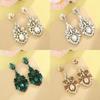 Geometric Alloy Drop Earrings For Women Fashion Statement Party Jewelry