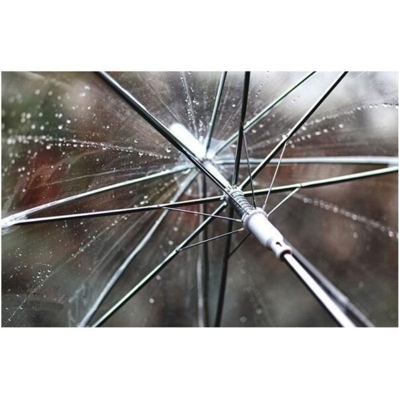 Fashion Transparent Clear Rain Umbrella Parasol PVC Dome Wedding Party Favor