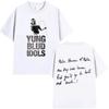 Yungblud IDOLS Album Tour 2026 Maglietta Unisex Hip Hop Manica Corta Maglietta Estiva Casual Cotone Larga Maglietta Streetwear