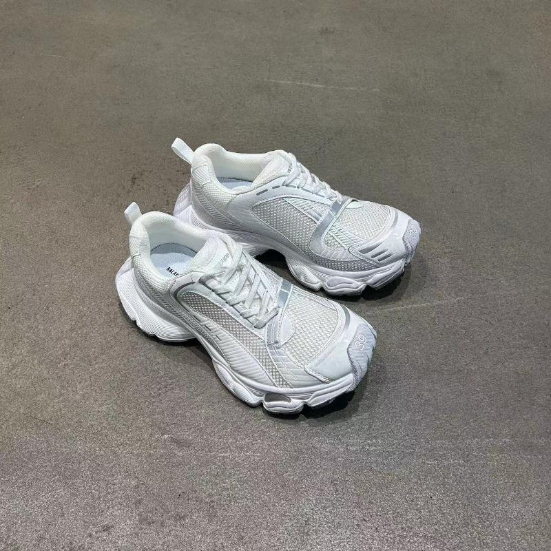 Autumn and Winter New Dad Shoes Men's and Women's Couple Shoes Thick Sole Heightening Mesh Polishing Trendy Shoes Transportation Sports Shoes