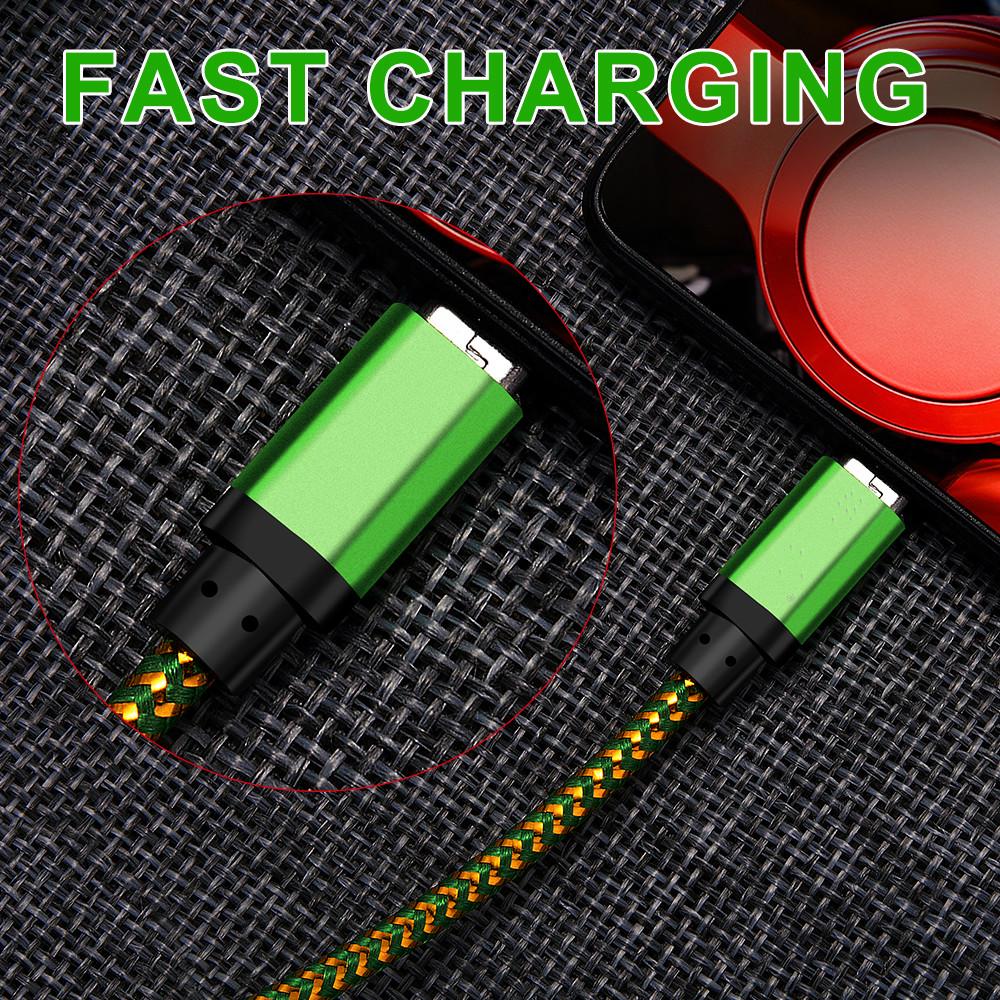 Cable Micro USB 1m 2m 3m Cable de datos USB de carga rápida para Samsung S6 S7 Xiaomi 4X LG Tablet Android teléfono móvil carga USB