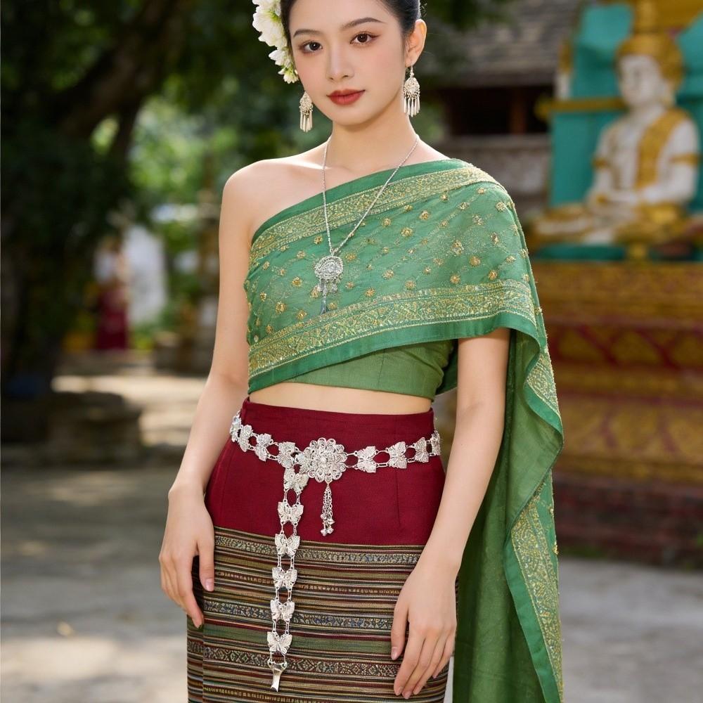 Butterfly Tassel Belly Chain Rhomb Thai Body Jewelry Vintage Hollow Waist Chain Dance Party