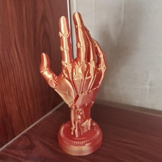 Game Controller Holder Stand 3D Printed Universal Gaming Headphone Controller Stand Mechanical Hand Statue