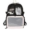 RUIZEN Ita Bag, Ita Backpack, Lightweight, Large Capacity, Perfect for Otaku Activities, School, Girls, Transparent, Unisex Backpack, Decorative Bag,