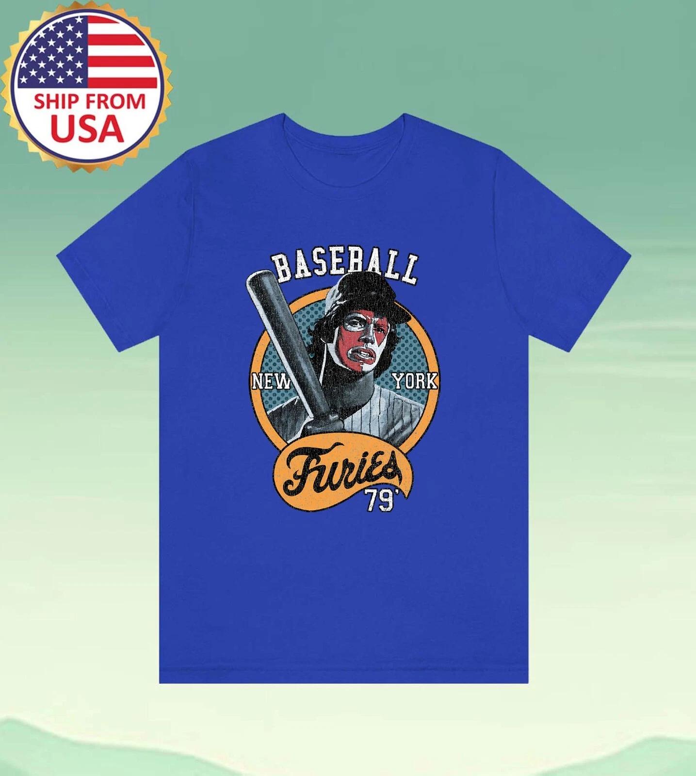 Baseball Furies The Warriors Men s Blue Size S-5XL 3XL