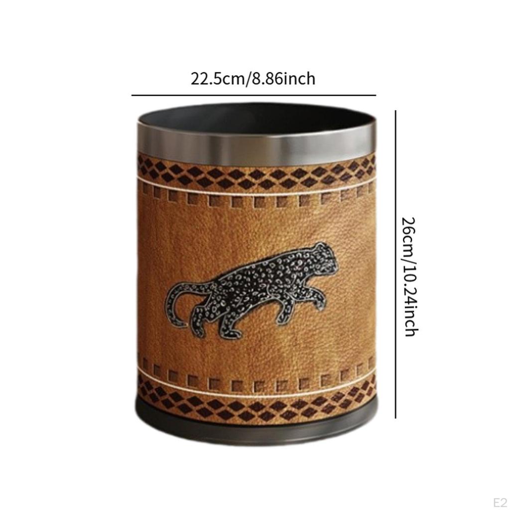 Cubo de Basura Redondo de 10 L para Hogar, Sala de Estar, Armario, Hotel