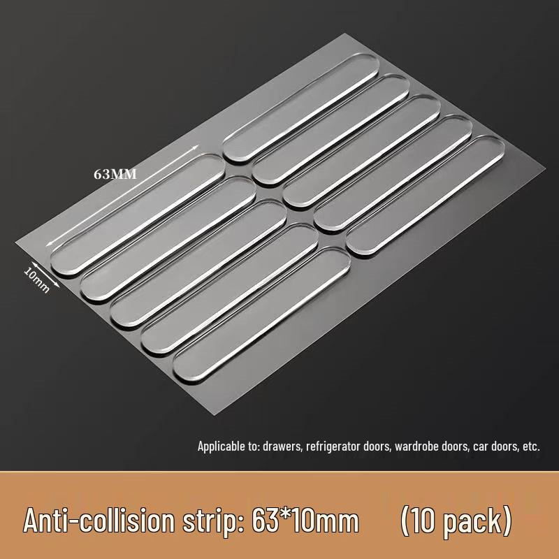 High-Transparency Anti-Collision Door Stopper & Silent Silicone Buffer Pad