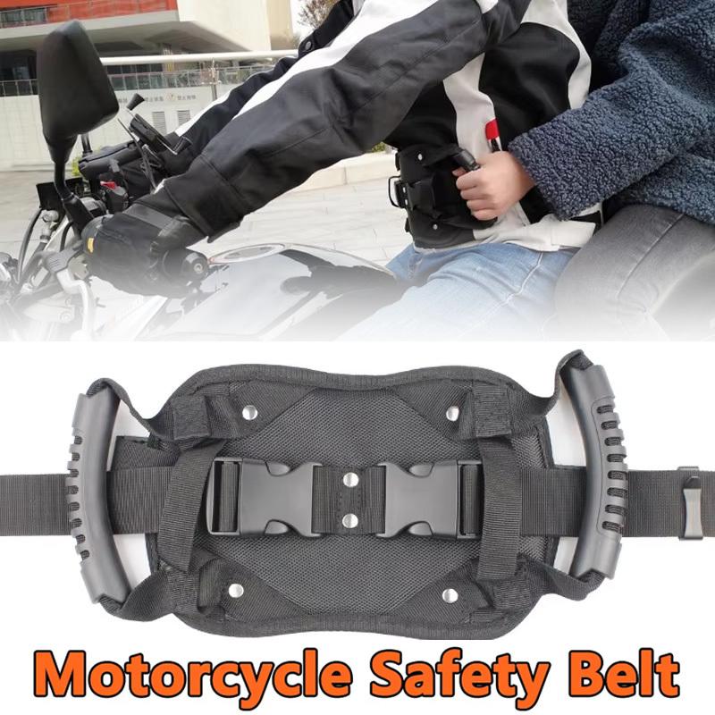 Passenger Grip Grab Handle Safety Belt Non Slip Strap Universal Motorcycle Scooters Back Seat Seat Strap for Kids