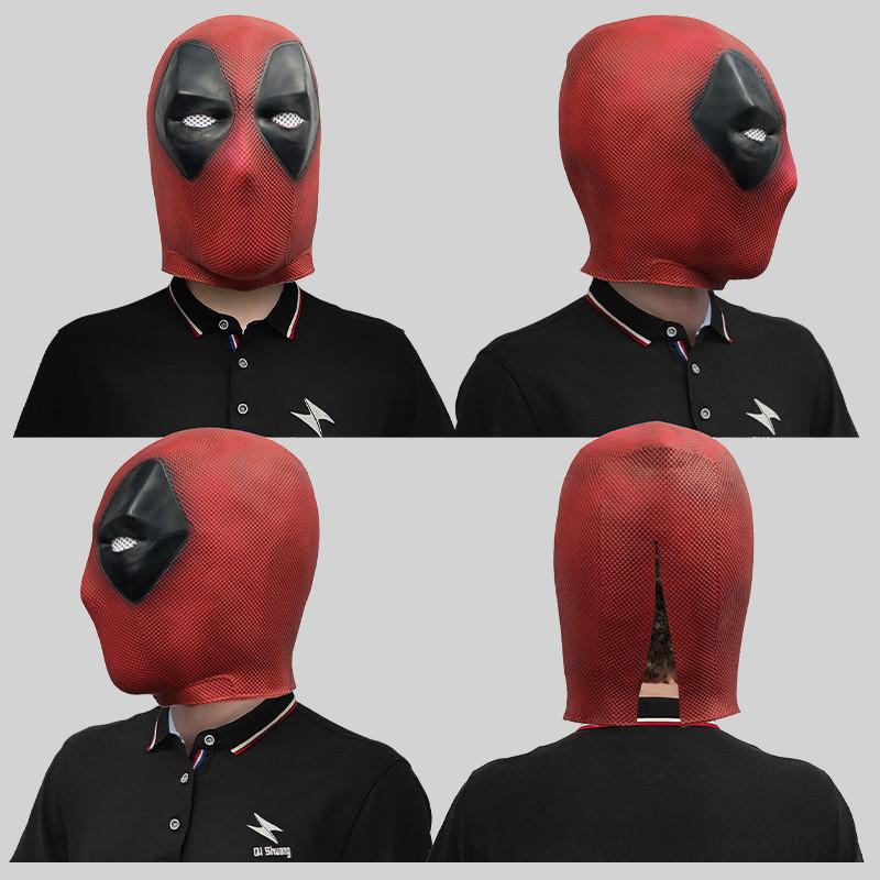 Marvel Deadpool Latex Mask For Halloween Party Costume And Funny Movie Props