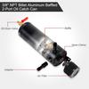 Universal 750ML Oil Catch Can Kit Oil Separator Large Baffled Reservoir Tank New