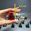 Ninja Kampf Bausteine Ninja Actionfigur Set 24er-Pack Phantom Serie Konstruktionsspielzeug für Kinder