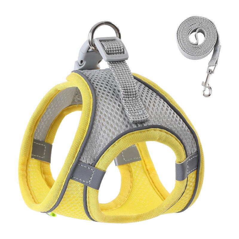 Dog leash Pet chest strap Vest type reflective dog leash Cat leash Dog leash Supplies
