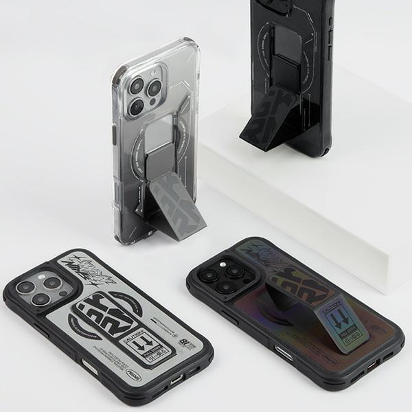 Skinarma Etui Kira Kobai Iphone 16 Pro 6.3 Magnetic Charging Grip Stand Chrome