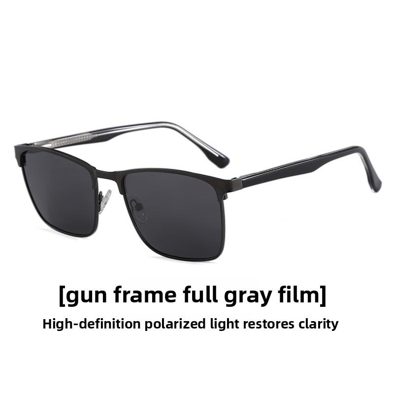 2026 new polarized sunglasses with acetate pins on the temples, high-end sunglasses, European and American fashion glasses, specifically for driving