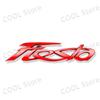 Logo de Metal Cromado 3D Fiesta Letra Carro Styling Para-lama Lateral Porta-malas Traseiro Adesivo Decalque Emblema Para Fiesta Emblema MK3 MK4 MK5 Acessório