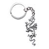 Medical Caduceus Charm Dragon Anime Keychain Hospital Souvenir 28mm Ring