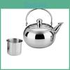 Stainless Steel Tea 16l Pot Coffee Lightweight Removable Infuser Kettle