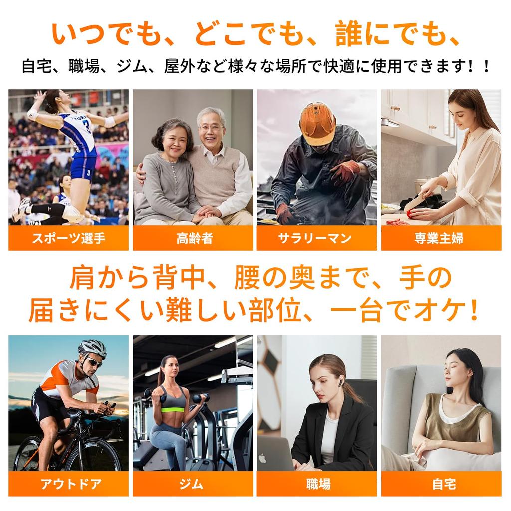 Myofascial Release Gun Innovation Reaches from Shoulders to Handy Myofascial Release Gun with 3 Modes 6 Vibration 15mm Deep Up to 3500 Times per Quiet