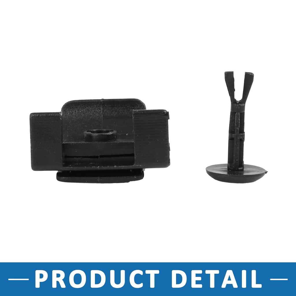 Front Fender Bumper Cover Clip 53879-58010 Rivet for Toyota Corolla 2009-2013 Black 5 Sets