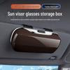 Universal Car Sun Visor Multi-Functional Sunglasses Case and Clip Storage Box