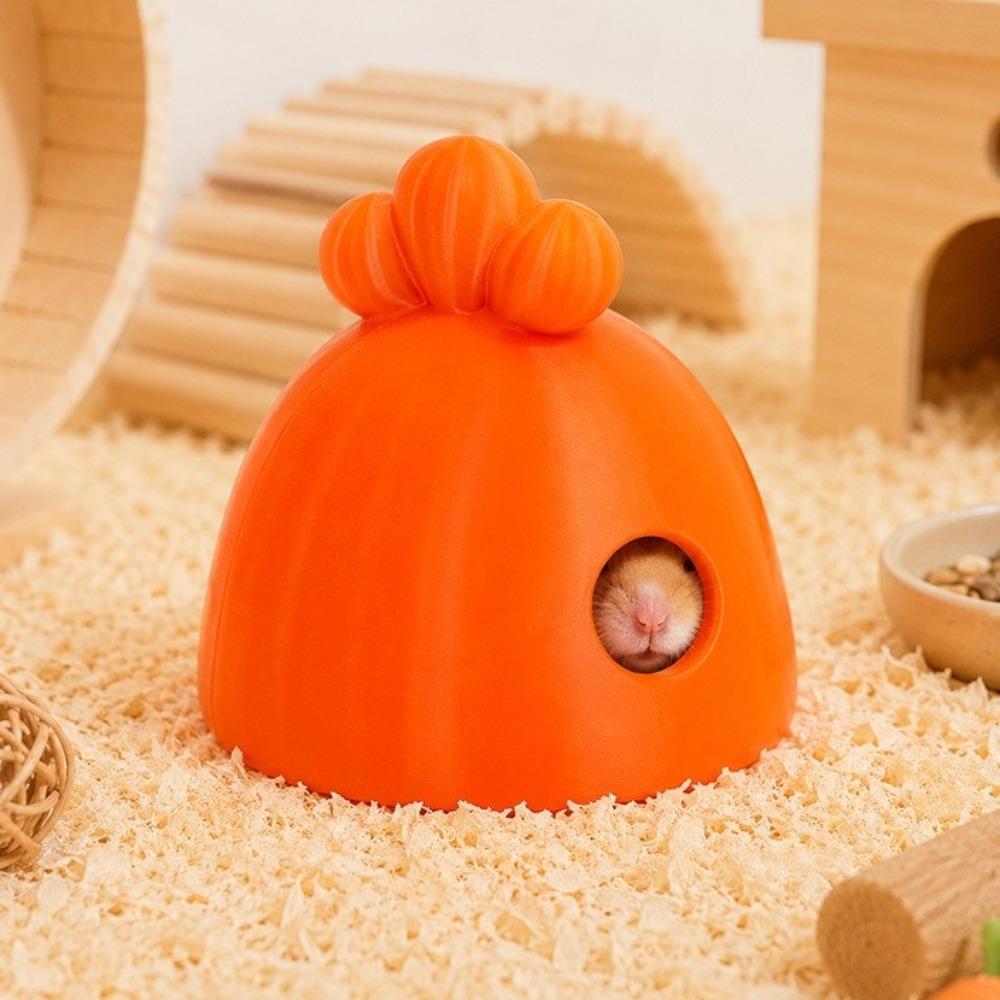 Plastic Carrot Shaped Hamster House 3D Printed Small Animal Cage Hamster Cage