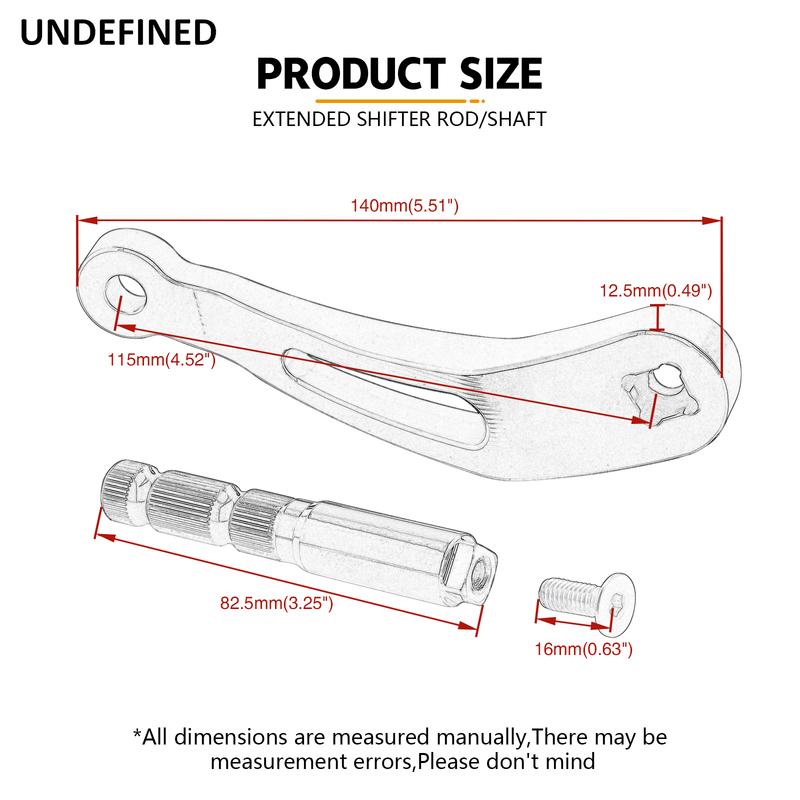Extended Shifter Shift Rod Lever Arm Shift Lever Shifter Pegs Fit For Harley Softail Slim FLSL Fat Boy FLFB Breakout FXBR 18-23