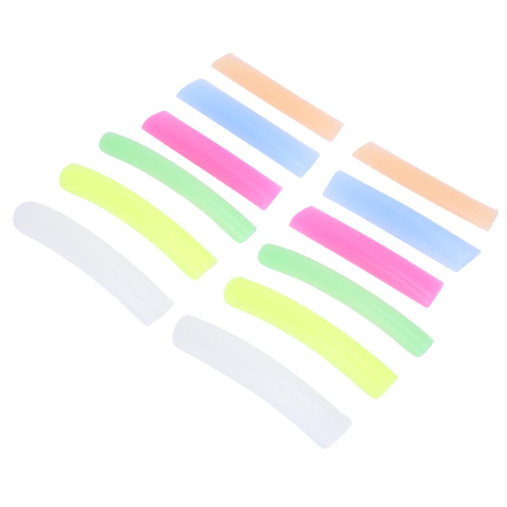 6 Paare Wiederverwendbare Wimperndauerwellen-Pads Bunte Silikon-Wimperndauerwellen-Lift-Pads Make-up-Werkzeug