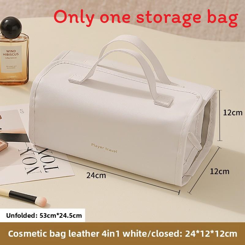 Portable Handheld Cosmetic Organizer With Multifunctional Design For Home And Travel Use