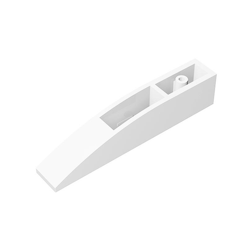 Non-Toxic Moc 10Pcs 4 Curved 6X1 Inverted Building Blocks Kit Slope Conntctor Bricks Particle Puzzle Toy Children Birthday Kid Gifts