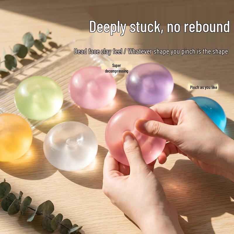 Aurora Pearlescent Slow-Rebound Stress Relief Squeeze Ball