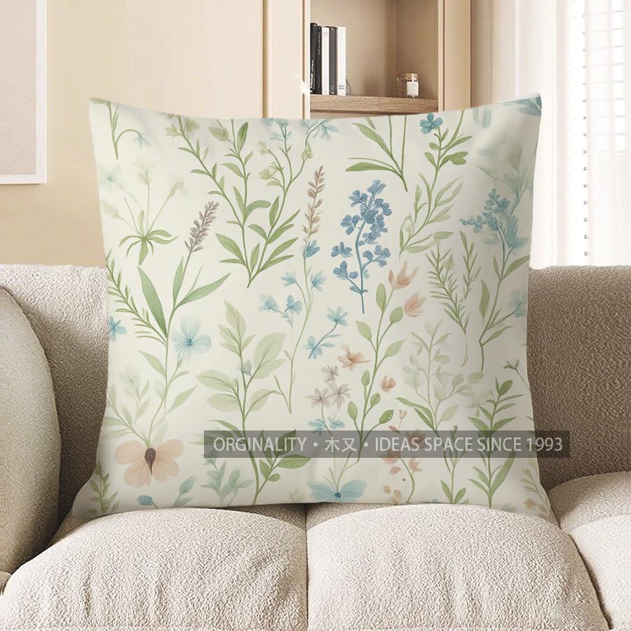Home Decor Floral Patterned Throw Pillow For Cozy Spaces Pattern Cushion Cover Suitable For Sofa Bedroom Car Pillow Cover