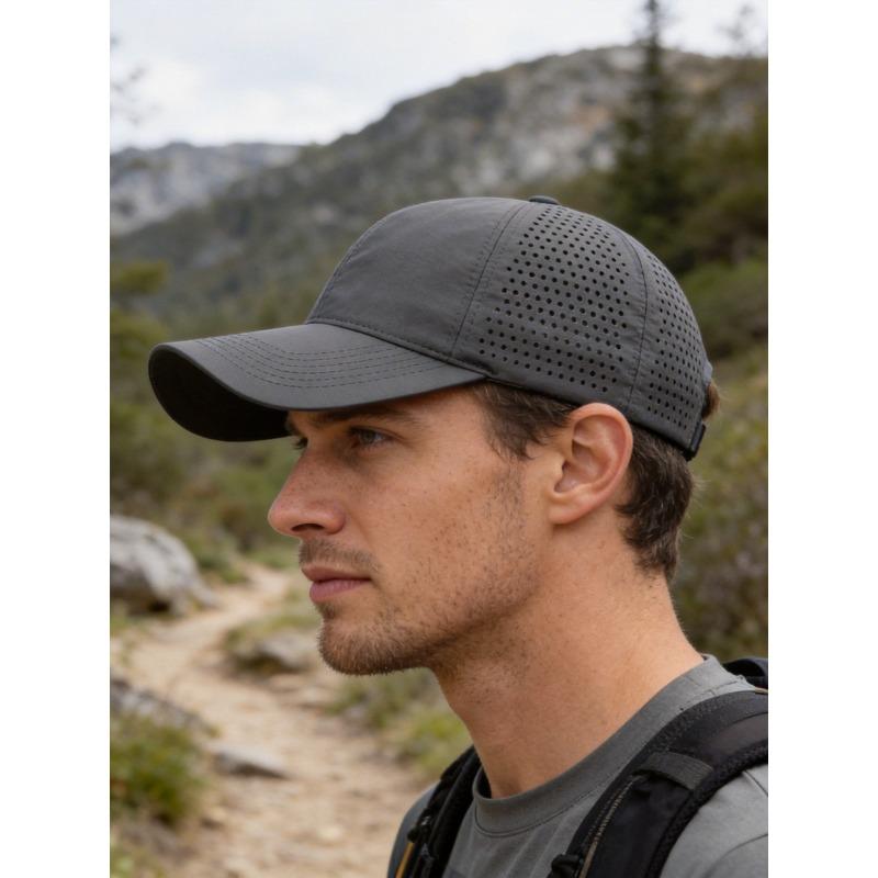 Schnelltrocknende Atmungsaktive Wanderkappen Leichte Baseballkappe Unisex Sonnenhut für Männer & Frauen Outdoor-Sport & Freizeitkleidung